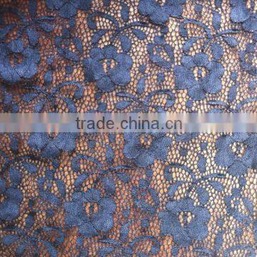 8807# lastest design elastic nylon lace fabric in bulk