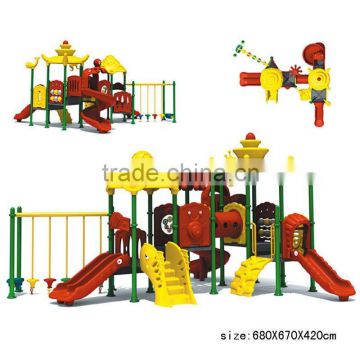 Children outdoor play slide