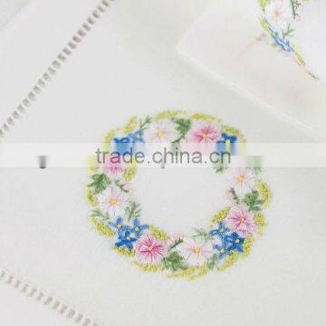 Hand embroidery napkins, cotton napkins