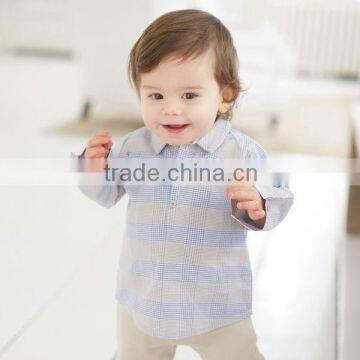 dave bella 2013 spring autum new arrival 100% cotton baby boy shirts DB253