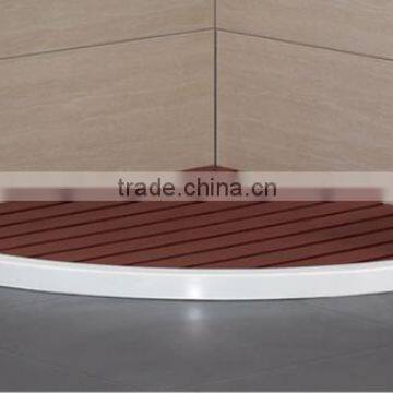 hot sales 100% handmake wooden non slip bath mat