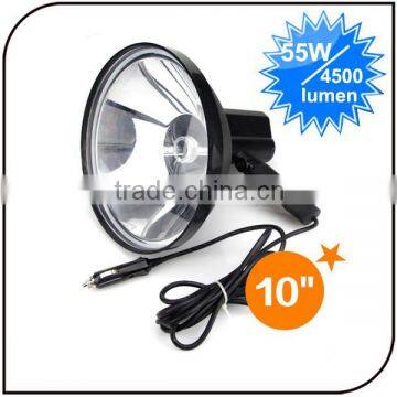 10 Inch 4500 Lumen Warranty 1 Year 55w 12-30V Waterproof off Road 4X4 HID Spot Light Track Spot Light
