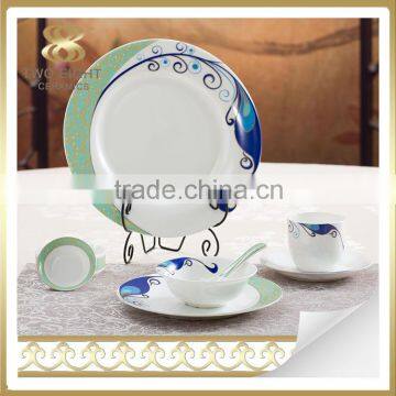 Blue stoneware mexican green glass dinnerware sets