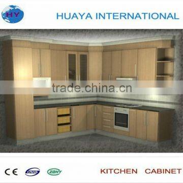 melamine laminate wood kitchen cabinet