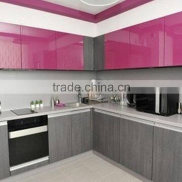 Latest design Top quality E1 Grade lacquer MDF modern kitchen cabinets sale