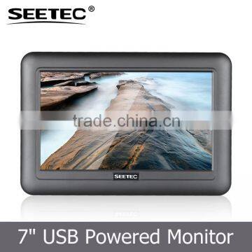 SEETEC 7" 4:3 LCD touchscreen Monitor with usb advertising display monitor DP701