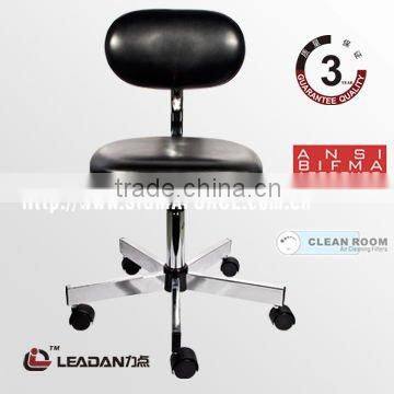 Vinyl ESD Chair \ Vinyl Cleanroom Seat \ Vinyl Lab Seat