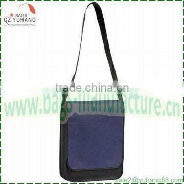 Promotion leather messenger shoulder bag