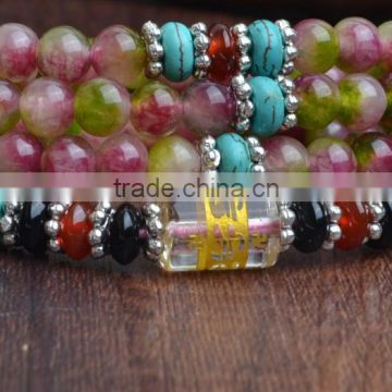 Colorful crystal 108 beads bracelets, fashion bracelets