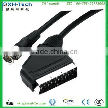 Customizable Scart to BNC cable male to female cable