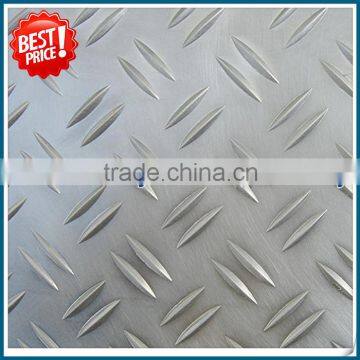 checkered aluminum sheet five bars 1060 10mm thick