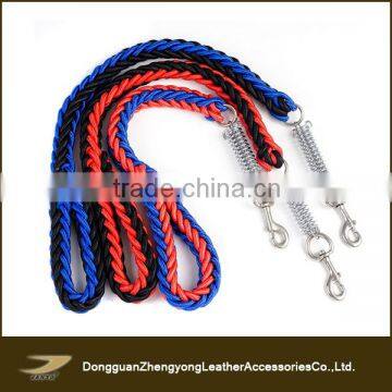 Popular quality colorful cotton webbing dog leash