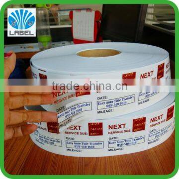 Direct manufacture cheap custom clear sticker