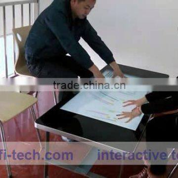 Interactive touch foil throuhgh glass,nano touch foil