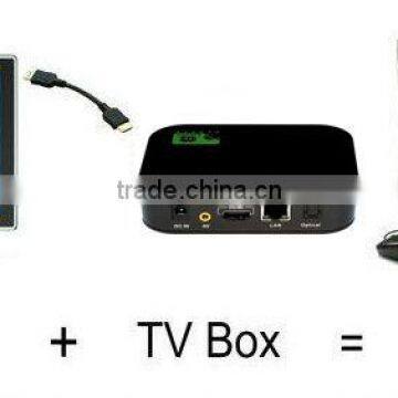 Hot Selling Dual Core Android 4.2 Full hd Media Player 1080p 3D Blue-ray Iptv Box hd Media Player HDMI Input Media Player