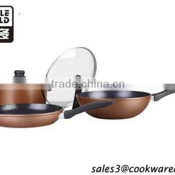 Aluminum 5 pcs nonstick cookware sets