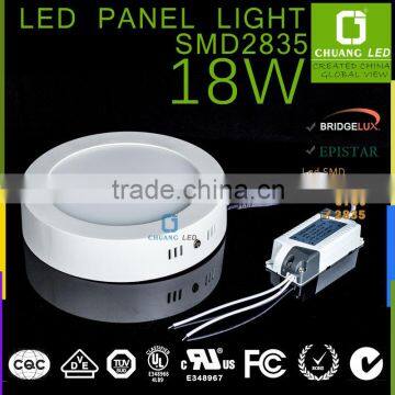 High quality 18w Surface mount led panel light SMD2835 85-265V