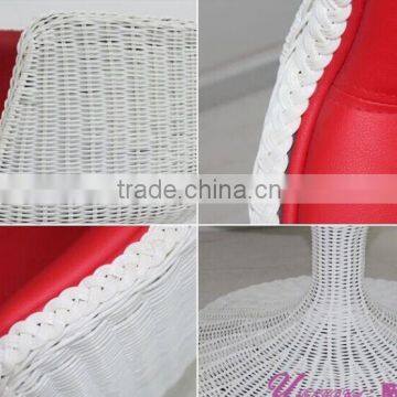 Creative Recreational Cane Makes Glass Revolving Chair Half Chair Furniture Cafe Chair Meetings.