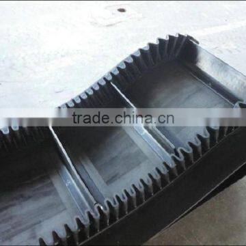 Export products polyester corrugated sidewall conveyor belt from alibaba shop