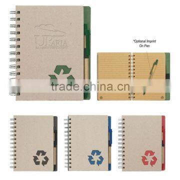 Eco-Inspired 5" X 7" Spiral Notebook & Pen