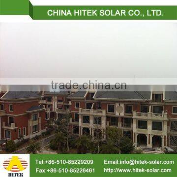 Solar thermal system vacuum tube roof type solar water heater