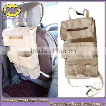 Back Seat Travel Outdoor car Storag Bags with Net Trash Collection RYB002