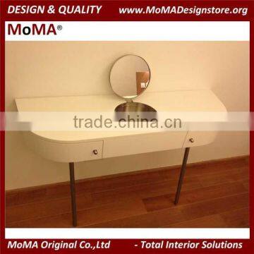 Modern Design Dressing Table, Functional Dressing Desk Design With Hide Mirror