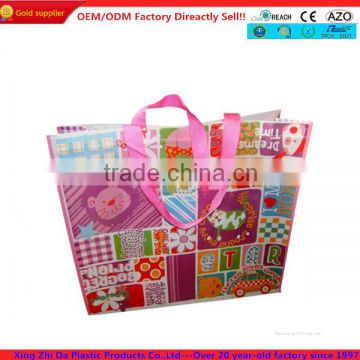 Printed plastic shopping bag