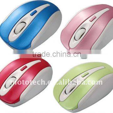 Ergonomical 2.4G Wireless optical mouse with Avago optical sensor