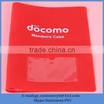 PVC Document File Holder With Two Crystal Pocket photo-2