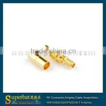 SMC female Cable mount Goldplated Solder RG174,RG178,RG316,LMR100