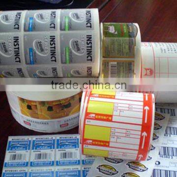 Food paper and vinyc sticker self adhesive label bottle label printing