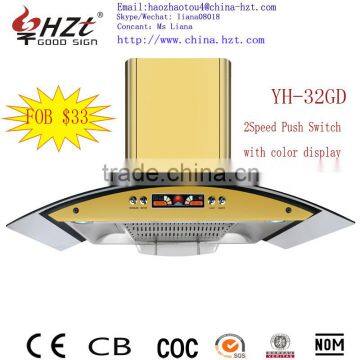 Cheap Price Wall Mounted Red Color Range Hood /kitchen Hood/cooker Hood photo-4