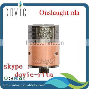 Mechanical 1:1 Rda rebuildable dripping atomizer onslaught rda atomizer onslaught rda clone