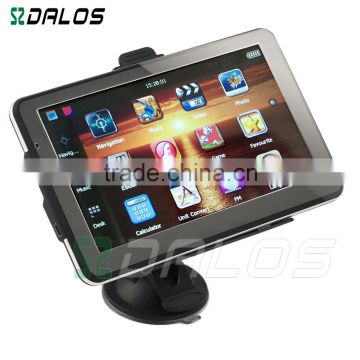 7 "inch Hand-held car gps navigation with 1080P HD car dvr AV-IN FM 4GB