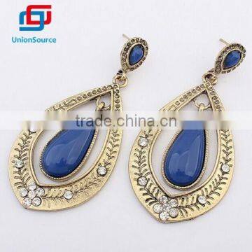 Fashion exotic water droplets shape mature lady earing