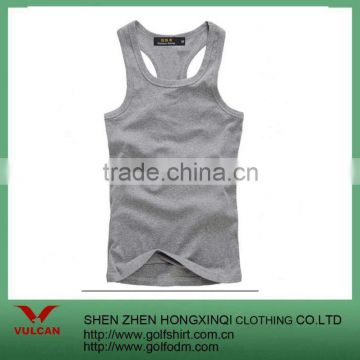 100% Cotton Slim fit Gray Men's Sleeveless Vest