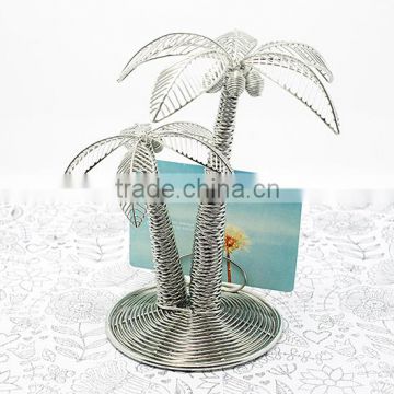 Handmade Stainless Coconut Tree Name Card Holder / Handmade metal craft