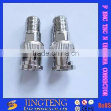 BNC connector male to F female .BNC connector