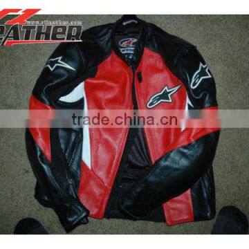 2013 new style genuine lamb leather short biker jacket for men