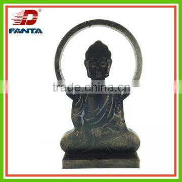 Amazing bronze metal budda statue with LED light