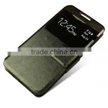 Luxury PU Leather Case for Sony Xperia Z3,Magnetic Flip Cover for Sony ,view Window Case for Sony photo-5