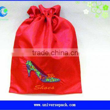 promotional embroidered drawstring shoe bag