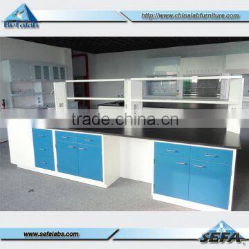 Chemistry Laboratory Furniture Floor Mounted Full Steel Workbench For School Or Industrial