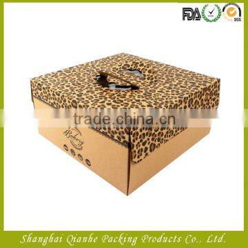 cake carton paper box with PVC window