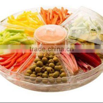 Appetizer Server Salad With Ice Tray,Appetizers On Ice With Lids/ice Tray photo-2