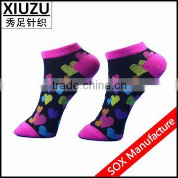 Design Own Pattern Teenager Girl Colorful Love Ankle Socks