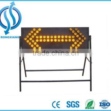 road safety led traffic sign solar LED flash warning sign