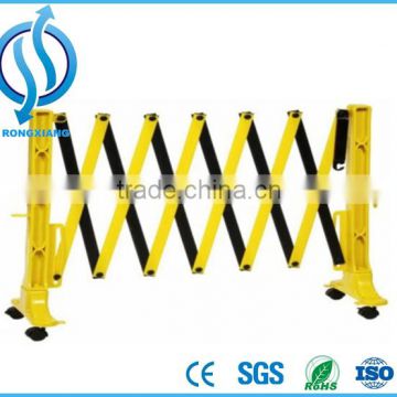 Black & Yellow Portable Plastic Road Safety Expanding Barrier