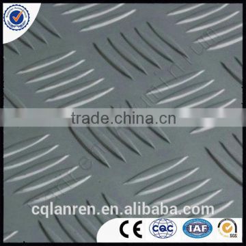 China 3003/5005/5052/5754 five bar aluminum checkered plate